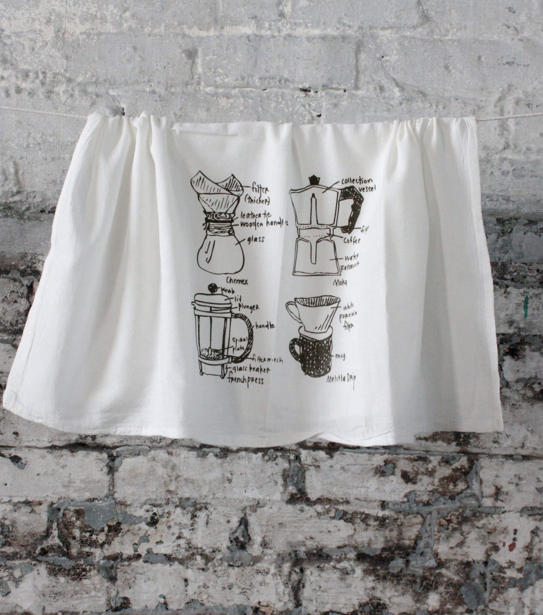 Le Café Dish Towel  Anthropologie Taiwan - Women's Clothing