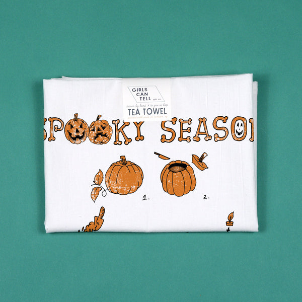 Rustic Pumpkin Tea Towels - Set of 2