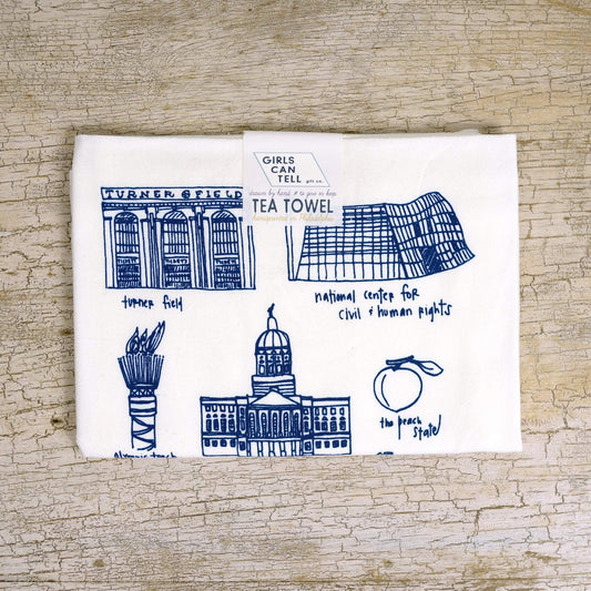 Atlanta tea towel