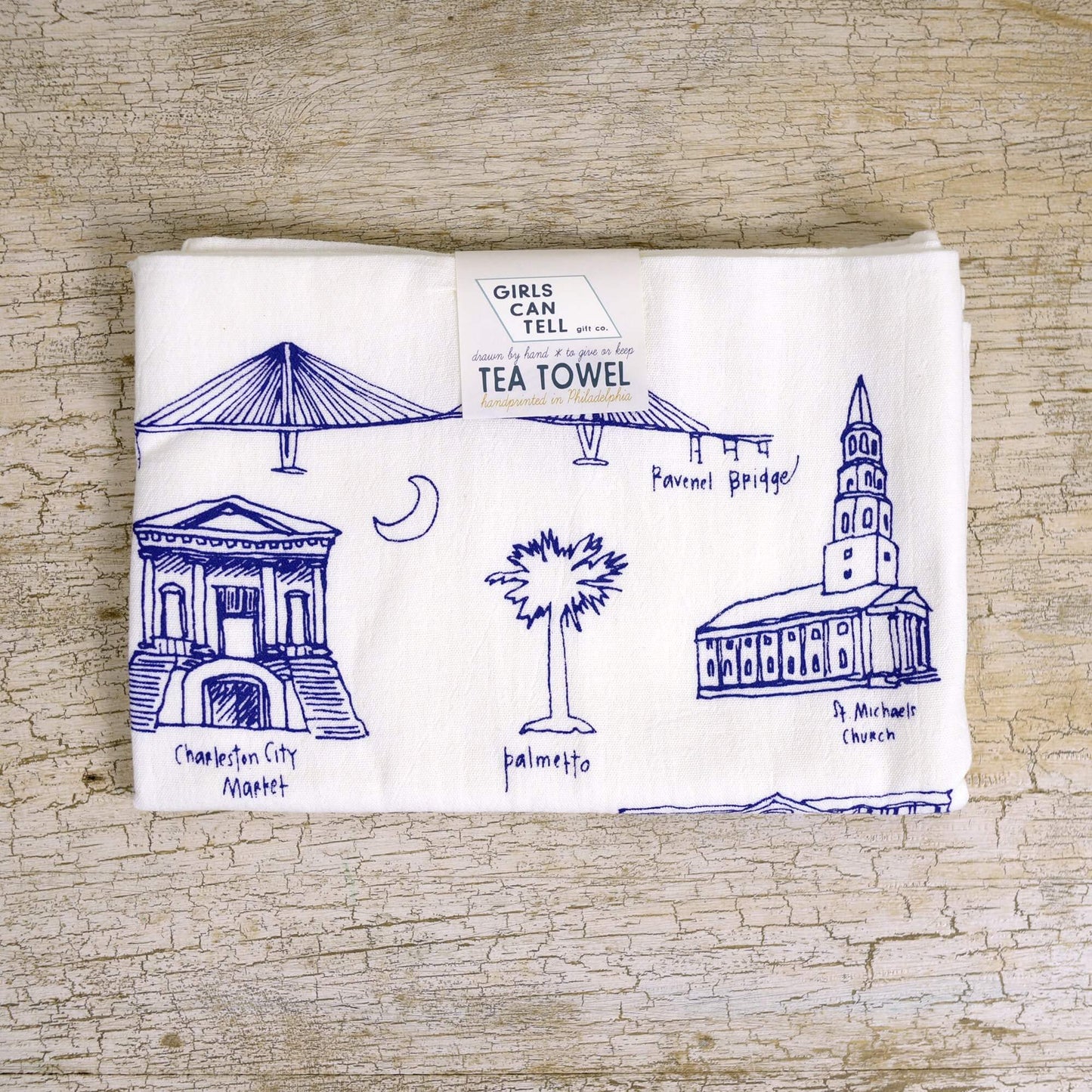 Charleston Tea Towel