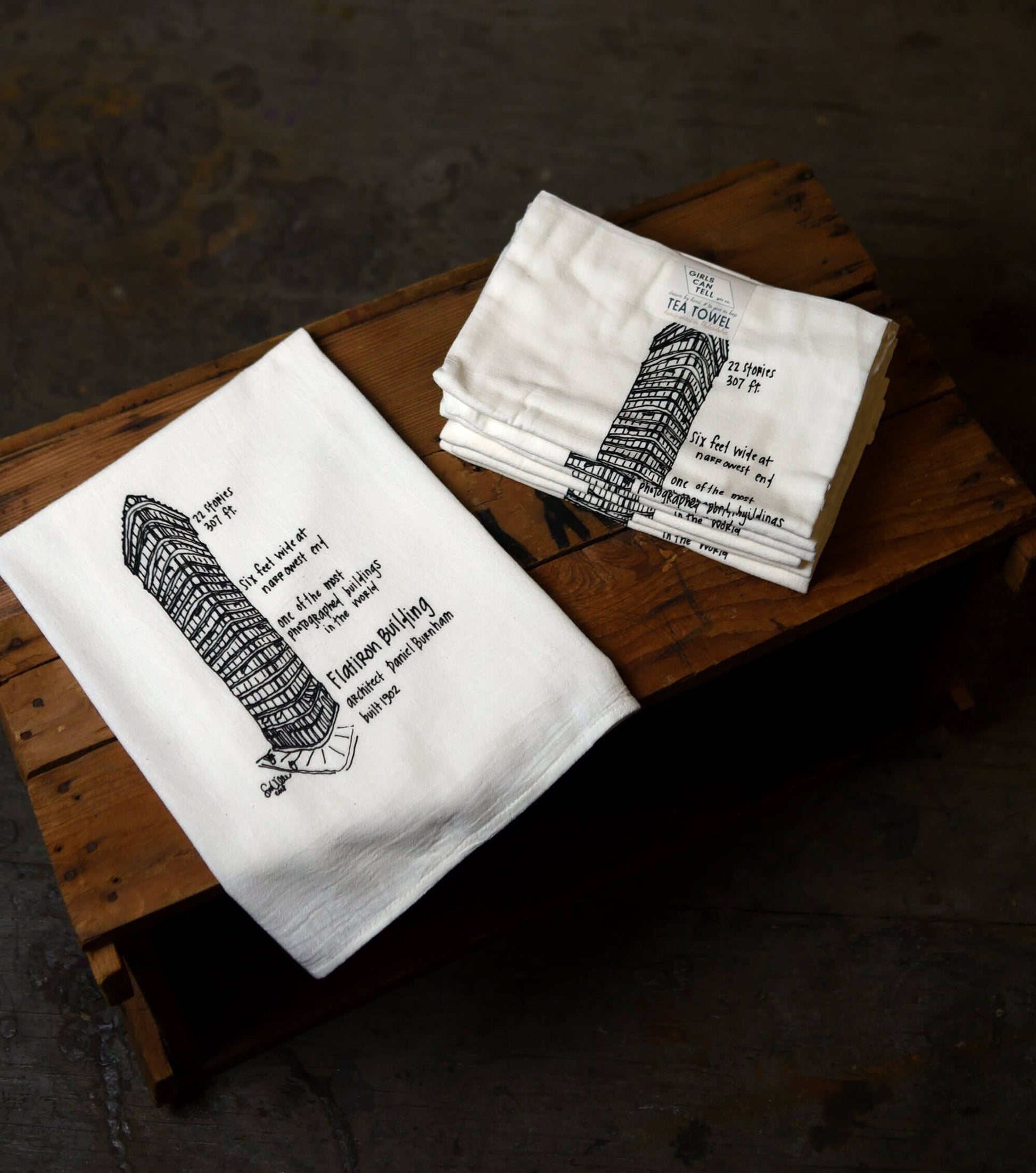 Flatiron Building Tea Towel