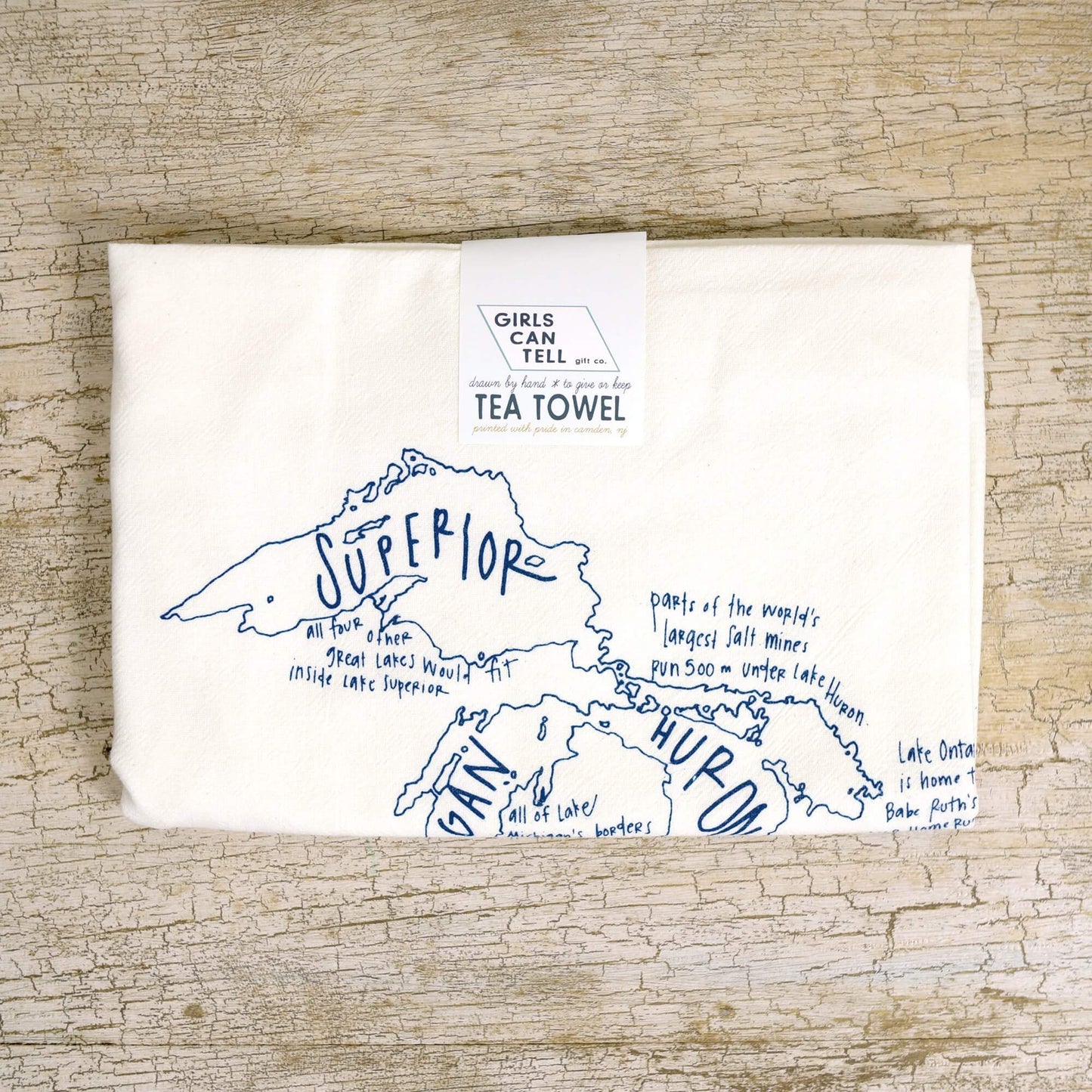 Great Lakes Tea Towel