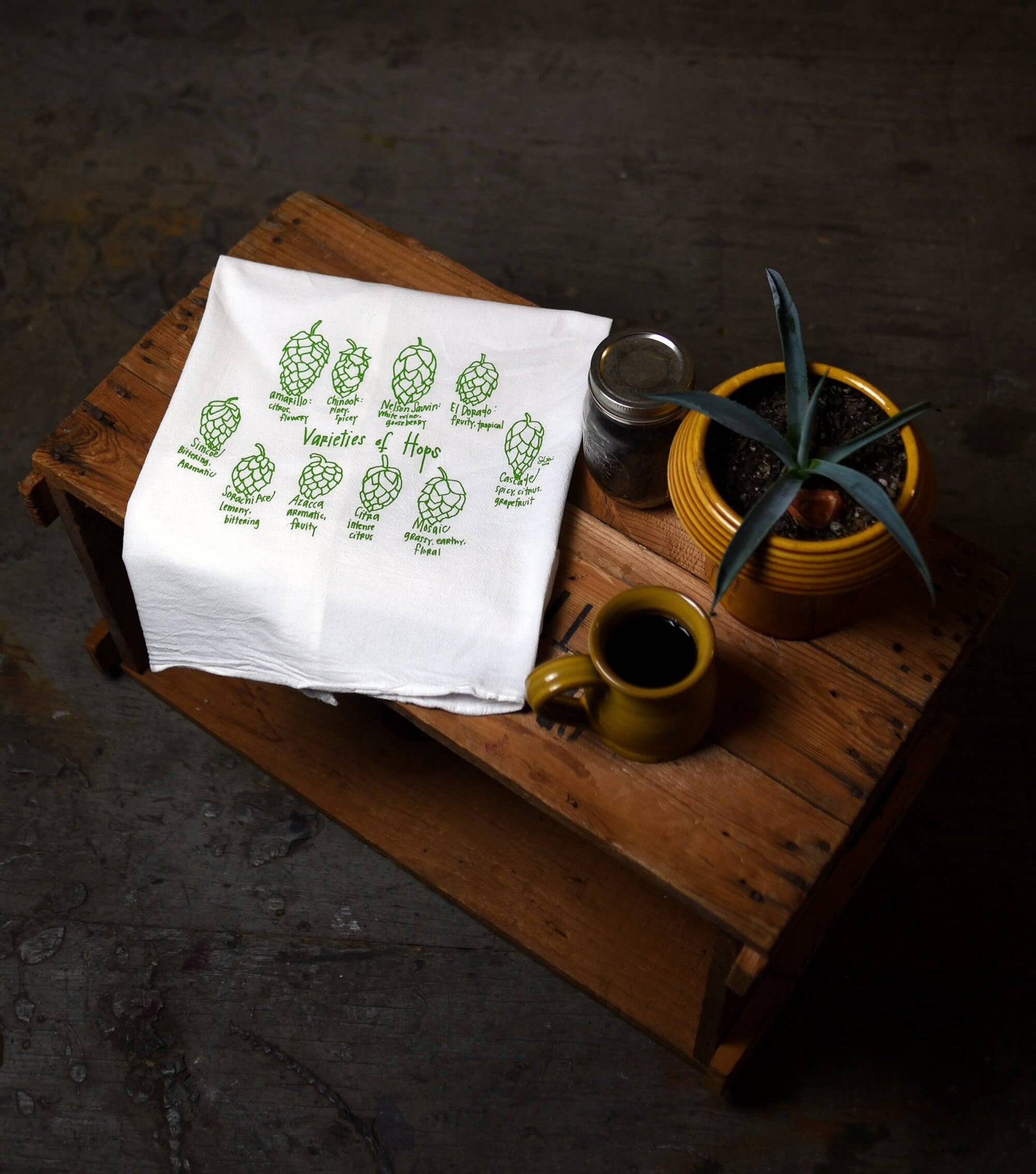 Hops Tea Towels