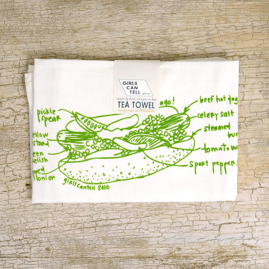 Hot Dog Tea Towel