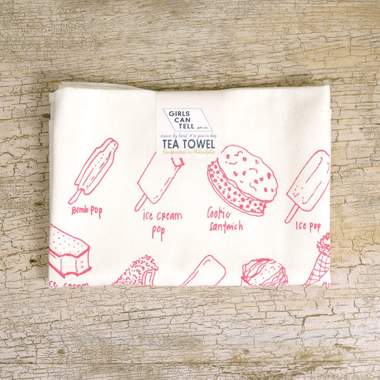 Ice Pops Tea Towel