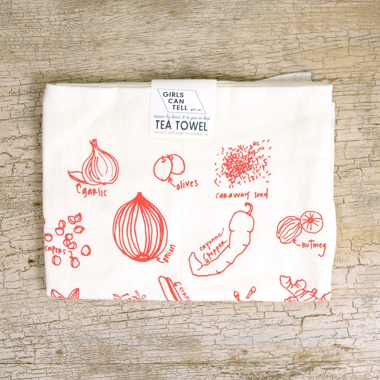 Herbs Tea Towel