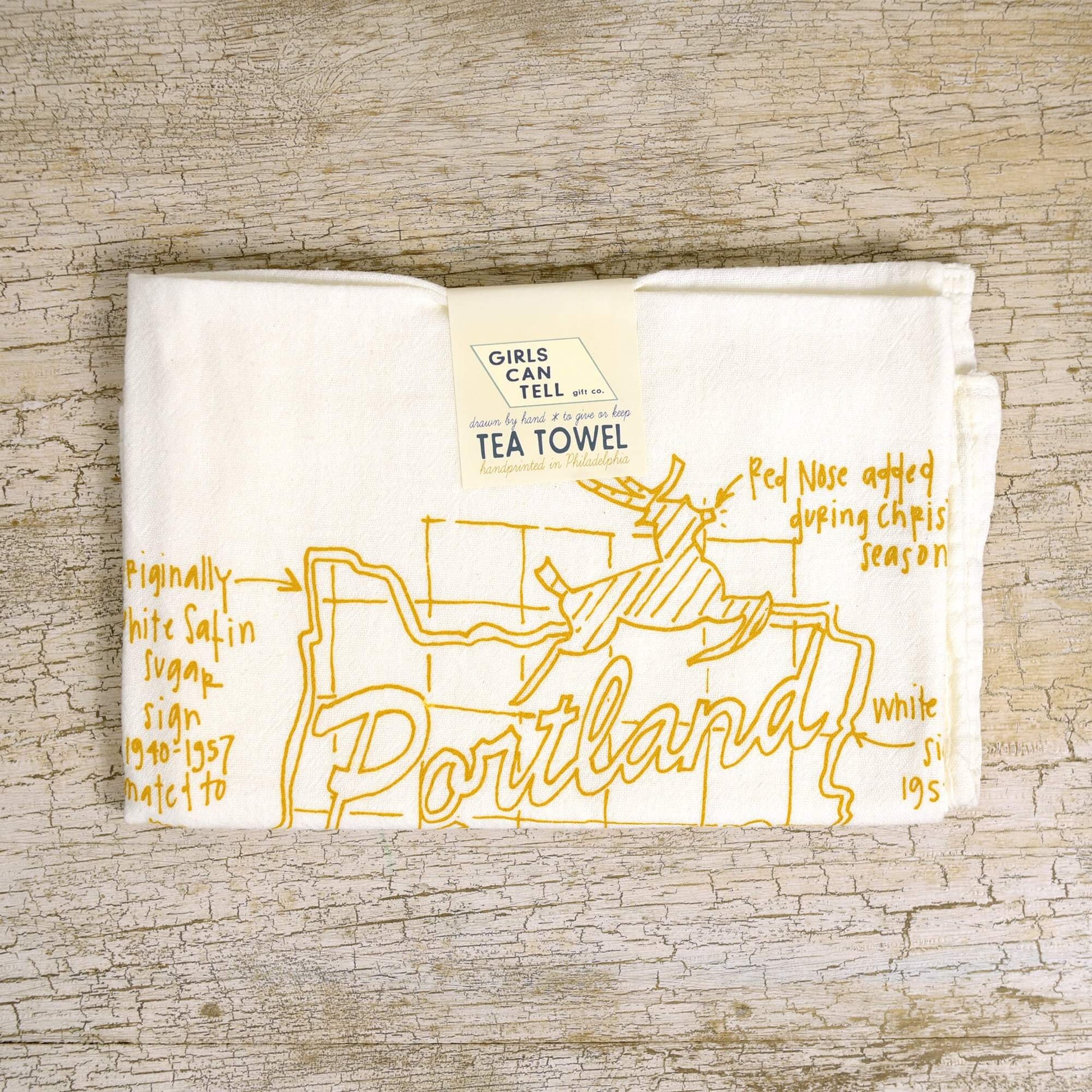 Portland Tea Towel