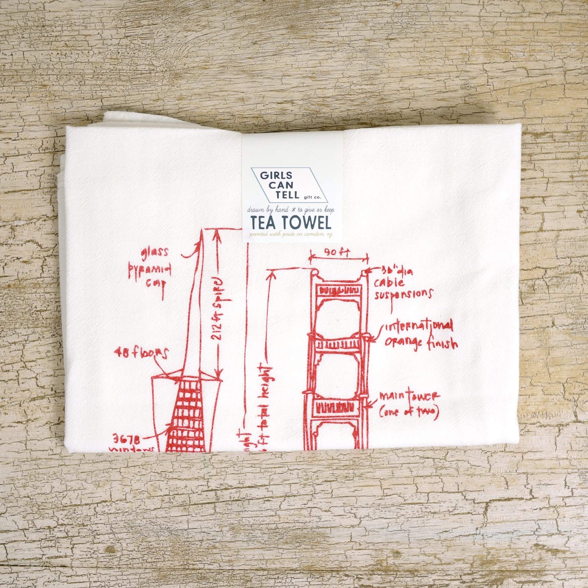 San Francisco Tea Towel