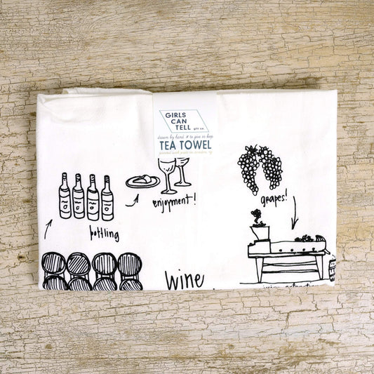 Wine Tea Towel