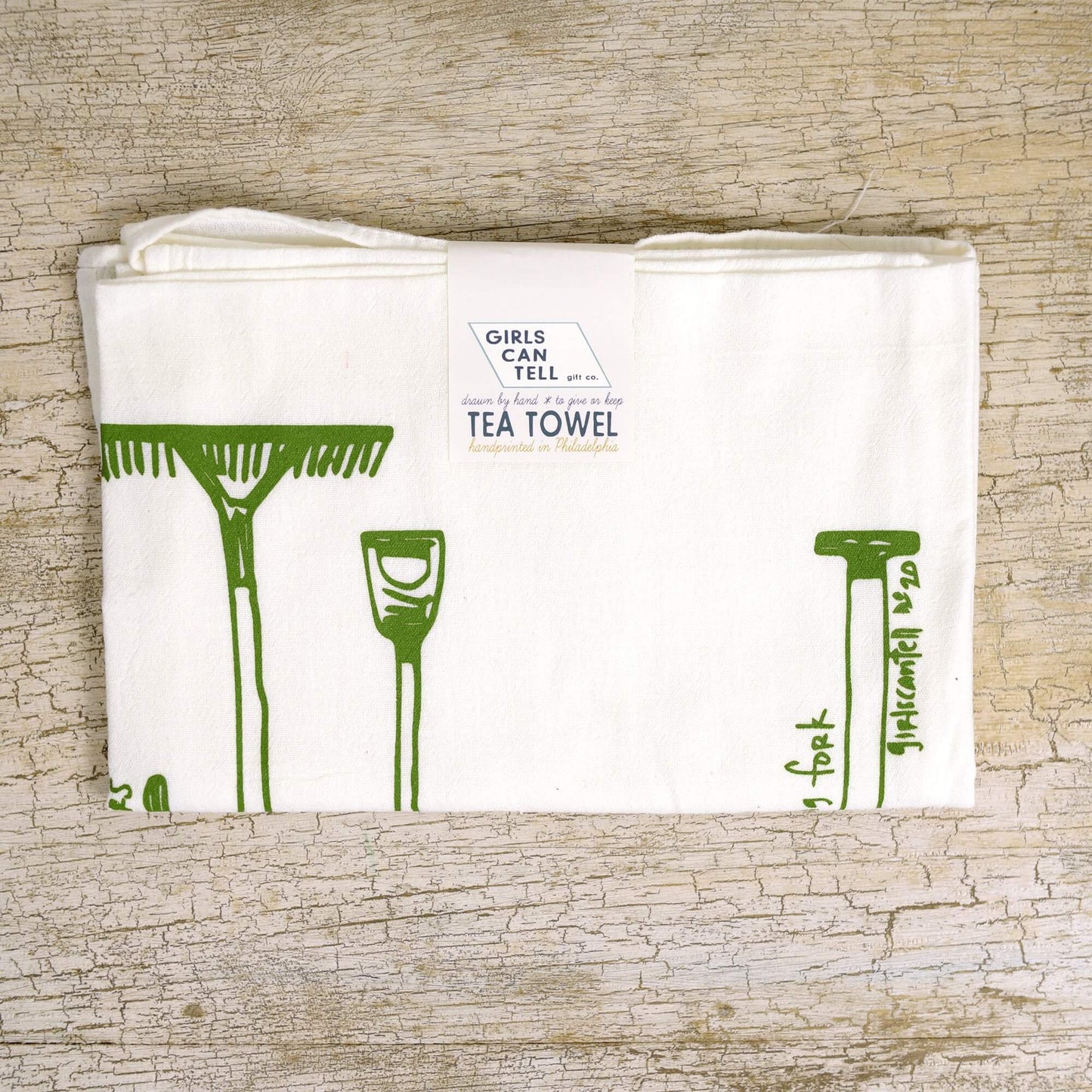 garden tea towel