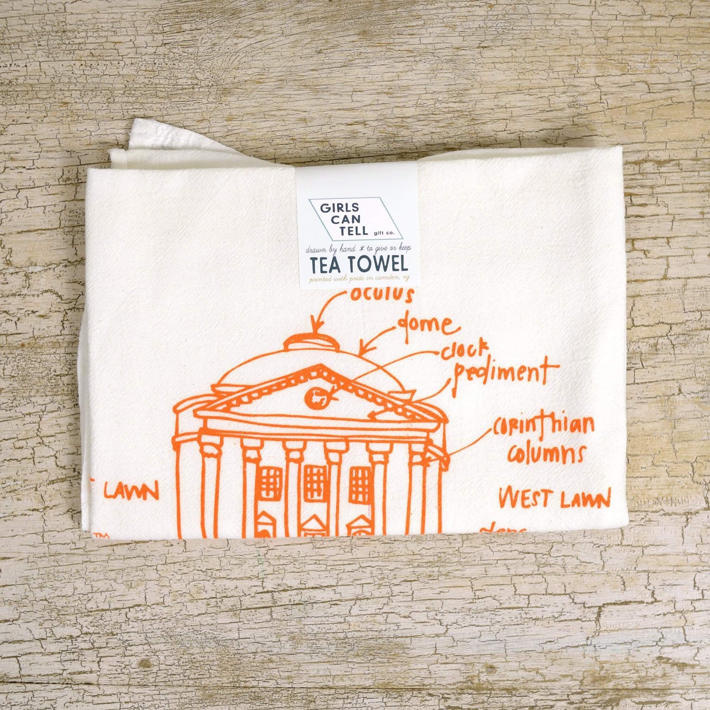 Rotunda tea towel