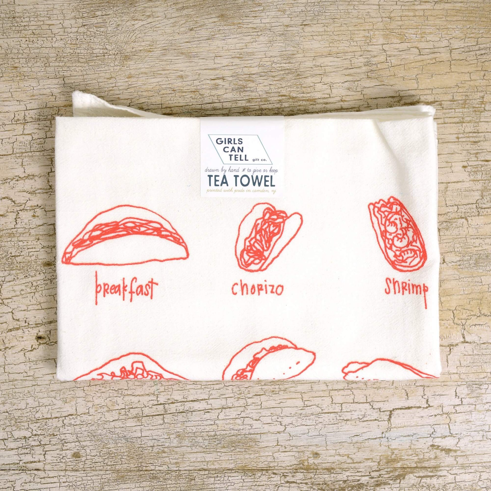 taco tea towel